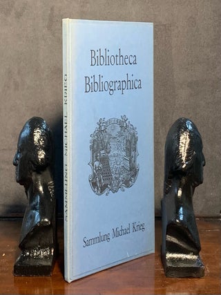Item #002955 Bibliotheca Bibliographica. Bucher Uber Bucher, Bibliotheksbeschreibungen Und...