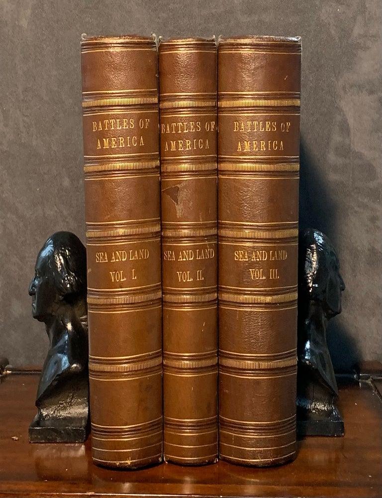 Item #007963 Battles of America by Sea and Land with biographies of Naval and Military Commanders. Robert Tomes, John Laird Wilson.