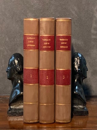 Item #10200 The Life of Thomas Jefferson 3 volumes complete. with signed, the author to Henry J....