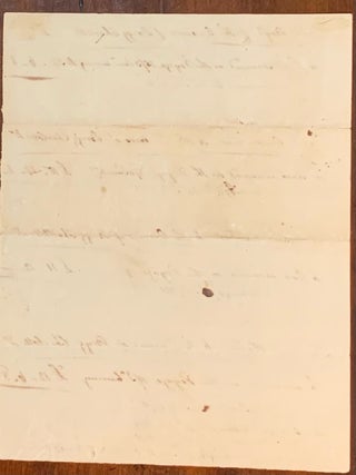 Handwritten invoice Dated 1770. John Boyd to owners of Brigg "Charlotte" (slave trader)