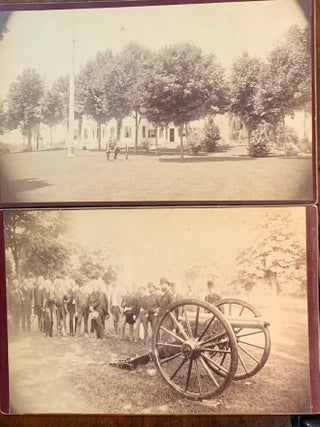 Item #10304 Two boudoir cards taken after 1870. New Jersey Washington Headquarters in Morristown