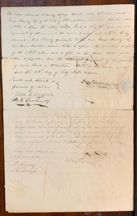 Bond payment for lumber, Philadelphia 1841