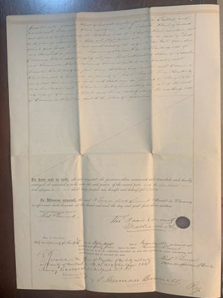Mortage Indenture dated New York June 25th, 1844