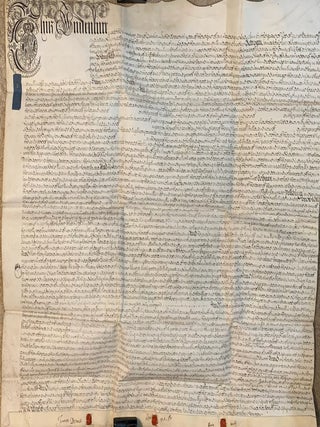 Item #10400 English Land Indenture dated 1712. Mary Neal James Neal. Ann Neal, his wife