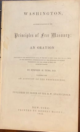 Item #10465 Address of the Grand Lodge of Rhode-Island and Providence Plantations to the People...