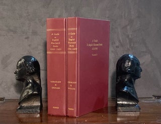 Item #10502 A Guide to English Illustrated Books 1536-1603. Ruth Samson Luborsky, Elizabeth...