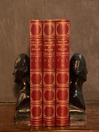 Item #10590 Introduction to the Literature of Europe. Henry Hallam