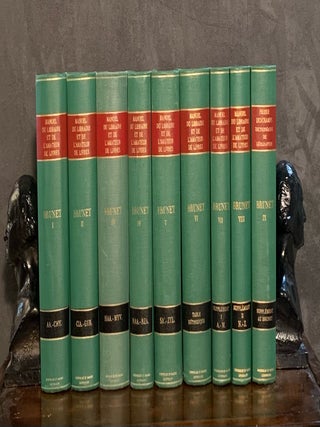 Item #10595 Manuel du Libraire et de L Amateur de Livres. Jacques-Charles Brunet