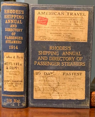 Item #2347 Rhodes's Shipping Annual and Directory of Passenger Steamers. Thomas Rhodes, Co