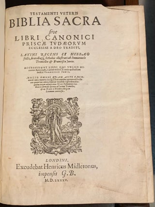 Testamenti veteris Biblia Sacra