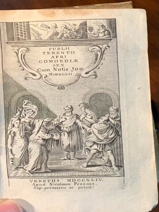 Comoediae Sex, cum Notis J. Minellii.