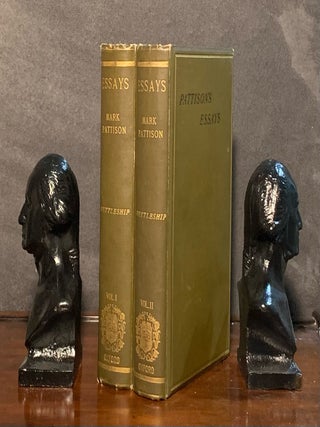 Item #6825 Essays by the Late Mark Pattison sometime Rector of Lincoln College. Henry Nettleship