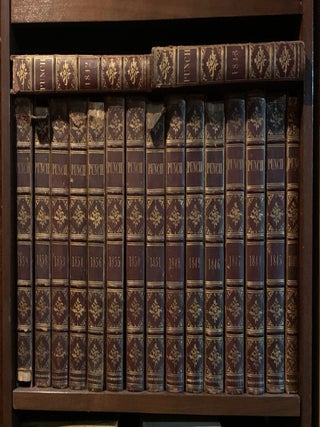Item #7510 Punch, or the London Charivari 1841 thru 1859 lacks 1852 & 1857