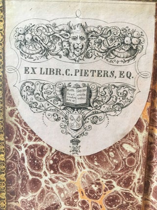 Cl. Claudiani quae Exstant (Charles Pieter's copy with bookplate)